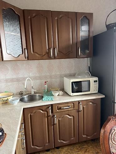 бу кухонный уголок: Кухонный гарнитур, цвет - Коричневый, МДФ — 4