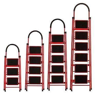 швабра лентяйка: Складная стремянка с широкими ступенями - Тип: бытовая складная — 1