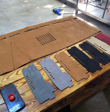 e46: Накидка на панель из оригинальной привозной итальянской алькантары — 2