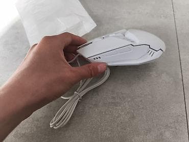 logitech pro: Проводная оптическая компьютерная мышь, белая - Подключение: USB — 3