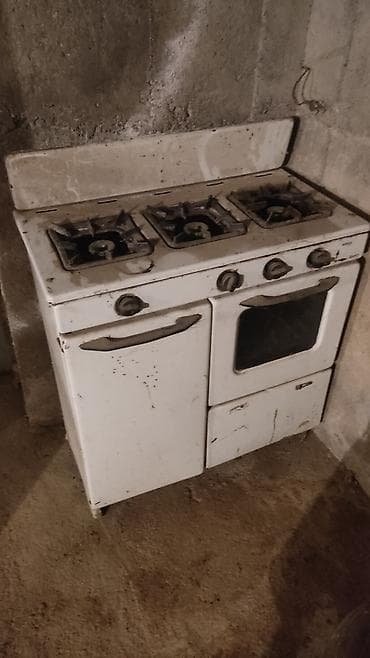 Газдык плита, Колдонулган, Полго орнотулма, түсү - Ак, Толук төлөө — 3