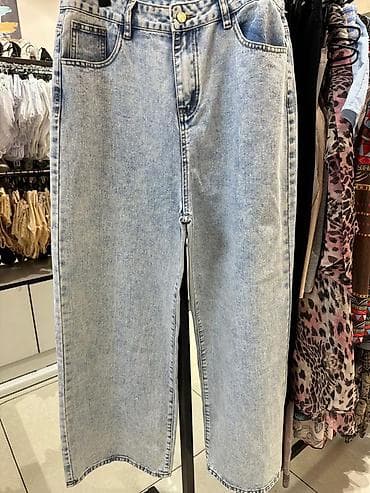 кийим: *Срочно продаю* Новые, ошиблась размером . Светло-голубые джинсы с — 1