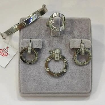 самые красивые свадебные платья в мире: Набор украшений, Проба 925, Женские, Новый — 2