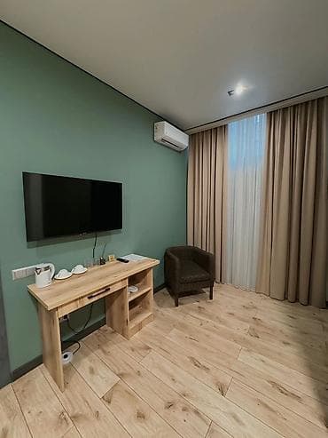 госница суточный: 6 комнат и более, Душевая кабина, Постельное белье, Кондиционер — 1