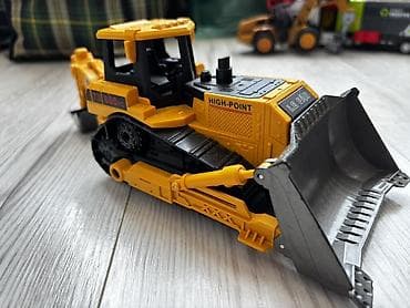Игрушечный бульдозер «HIGH-POINT» с ковшом - Реалистичная модель