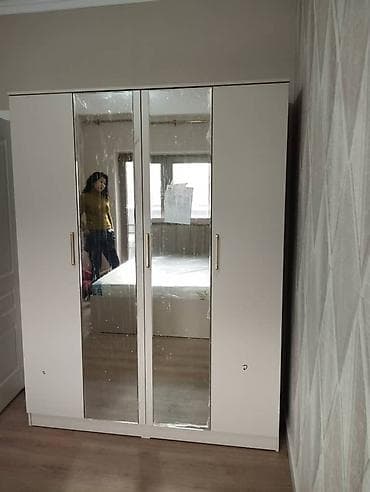 зеркало для шкафа: Шифоньер, шкаф для одежды, Новый, Прямой, ЛДСП — 3