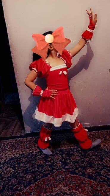 детские платья на прокат бишкек инстаграм: Комплект, цвет - Красный, Новый — 2