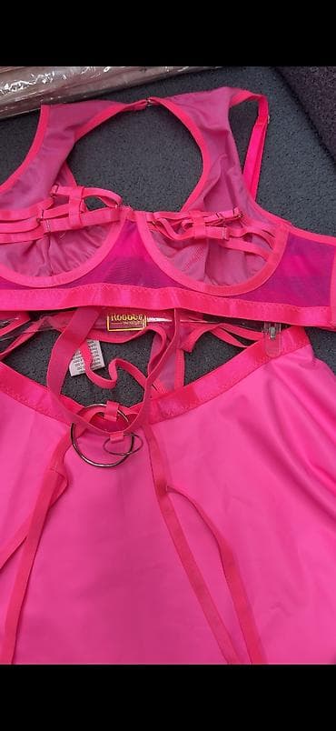 бондана: Комплект, Стринги, Латекс, Высокая талия — 3