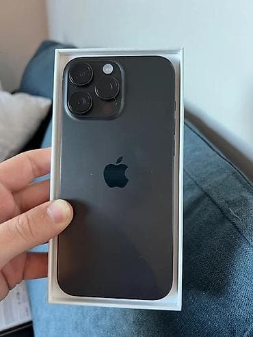iphone 8 pro max: IPhone 16 Pro Max, Черный, Коробка, 90 % — 1