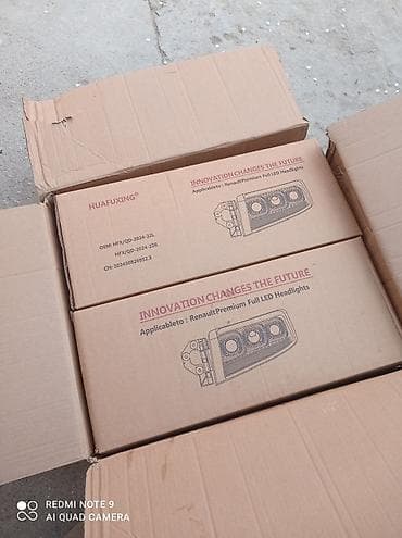 пленку: Комплект передних фар Renault 2012 г., Аналог, Китай — 6