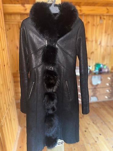 Дубленка, Классическая модель, По колено, XS