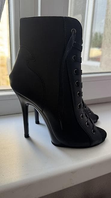 Сапоги: Обувь ботильоны для High Heels Хай Хилс новые - Цвет: черный - — 3