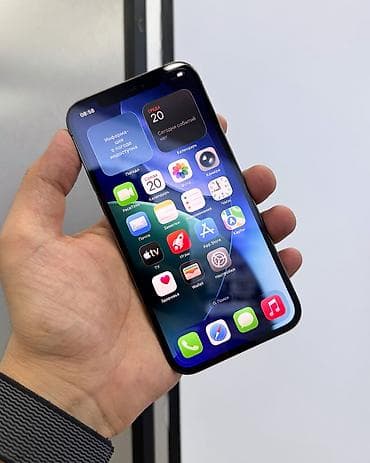 айфон китайски: IPhone 12 Pro, Б/у, 256 ГБ, Графит, Защитное стекло, Чехол, В рассрочку, 79 % — 2