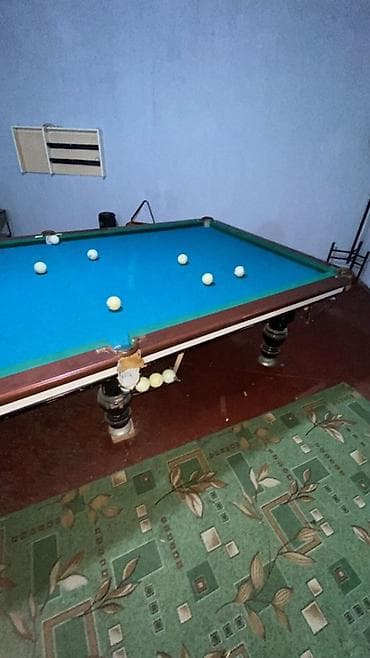 Бильярдный стол ⭕️Продается срочно❗️❗️❗️ •Мраморный •10футов -
