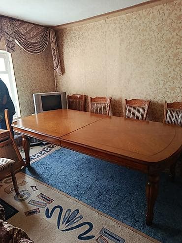 Стол и стул для зала, цвет - Зеленый at lalafo.kg Стол и стул для зала, цвет - Зеленый