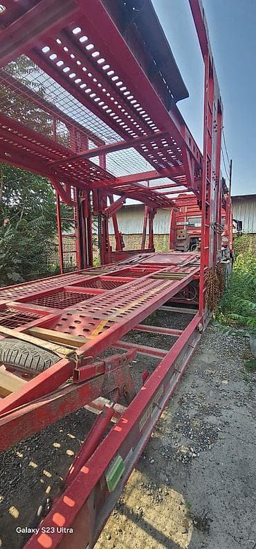 коневоз прицеп: Прицеп, Special trailer, Сar carrier trailer, Б/у — 4