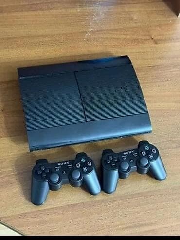 Playstation 3 Super slim Память: 500гб 2 джойстика Прошитый Внутри