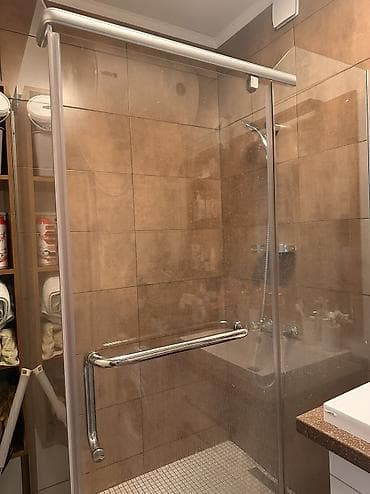 орк стикло: Продаю срочно перегородку для душа из прочного стекла 95см 116см — 3