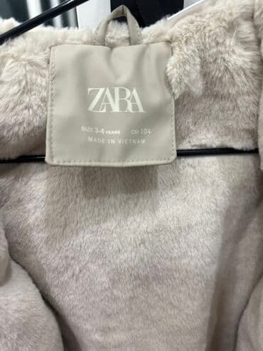 зимняя куртка на девочку 6 7 лет: Детская парка ZARA - Размер: 3–4 года (104 см), указано на ярлыке - — 4