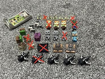 kinder joy: Коллекция мини-фигурок и аксессуаров Minecraft из серии Kinder Joy — 1