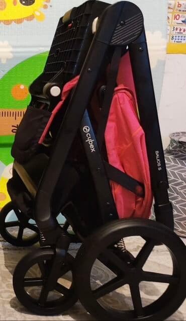cybex коляска: Коляска, цвет - Розовый, Б/у — 6