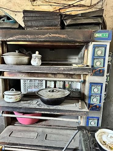 полки для кафе: Профессиональная электрическая трёхъярусная печь для выпечки - — 3