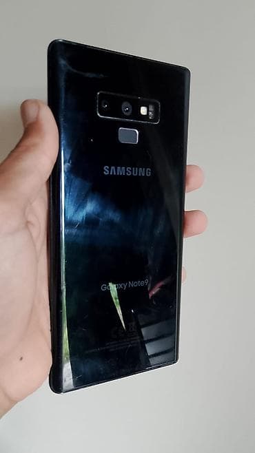 Samsung Galaxy Note 9, Б/у, 128 ГБ, цвет - Черный, 1 SIM at lalafo.kg Samsung Galaxy Note 9, Б/у, 128 ГБ, цвет - Черный, 1 SIM