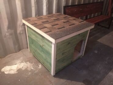 Домик для собак. Будка для средних и маленьких собак. Размеры ширина и