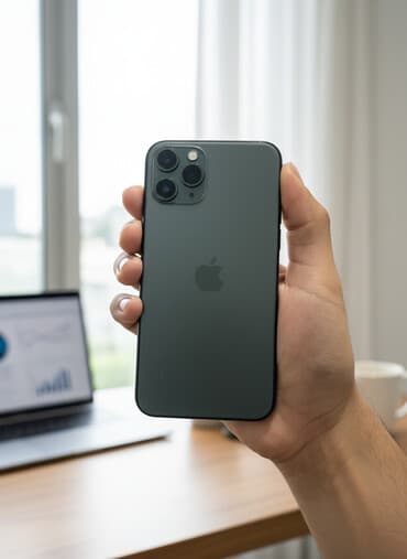 IPhone 11 Pro, Б/у, 256 ГБ, Matte Midnight Green, 87 %