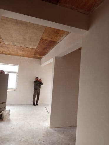 потолка: Штукатурные и шпаклёвочные работы “под маяк” - Выравнивание стен и — 5