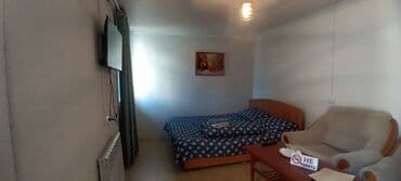 токмок микрарайон: 1 комната, Душевая кабина, Парковка, Банные принадлежности — 1