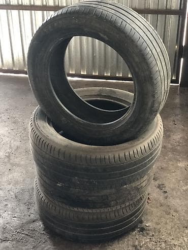 mishelin: Шины 225 / 55 / R 17, Лето, Б/у, Комплект, Легковые, Michelin — 1