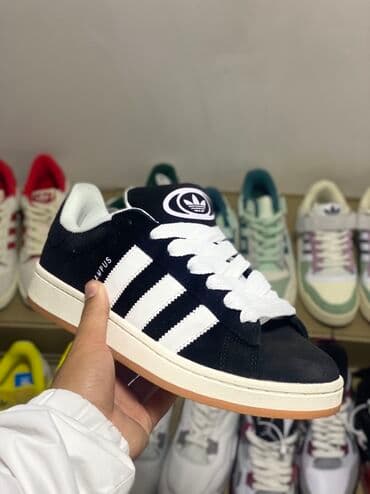 полуклассика обувь мужская: Кеды Adidas Campus (оригинальная линейка Originals) - Материал верха — 19