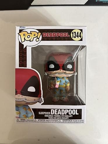 marvel: Фигурка Funko Pop! Marvel — Sleepover Deadpool (#1344) - Серия — 2