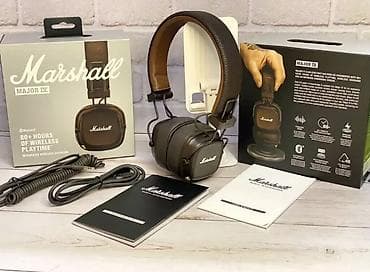 кулер корпус: Marshall Major IV — накладные беспроводные наушники с фирменным — 4