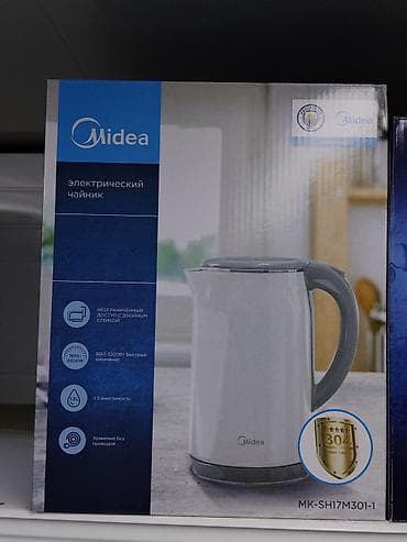 Электрический чайник Midea MK-SH17M301-1 - Объем 1.5 л — оптимально