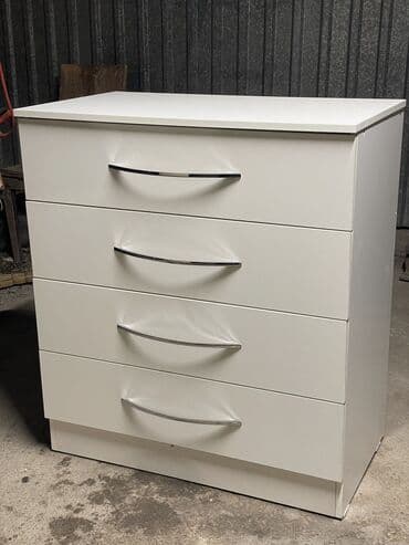 чехол для xr: Комод для одежды, Новый, Без зеркала, ЛДСП, цвет - Белый, Самовывоз, Бесплатная доставка, Платная доставка — 3