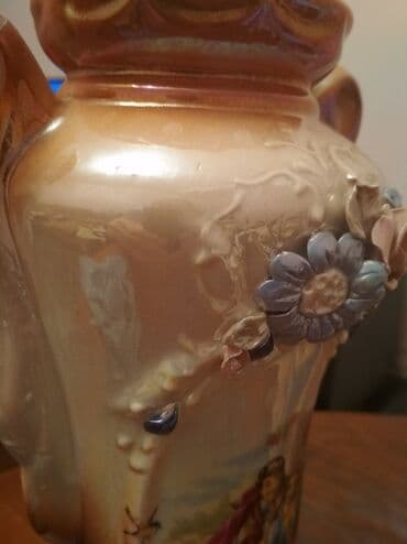 большая ваза: Ваза, новая, фарфор, "Мадонна", эксклюзив, уже антиквариат, очень — 7