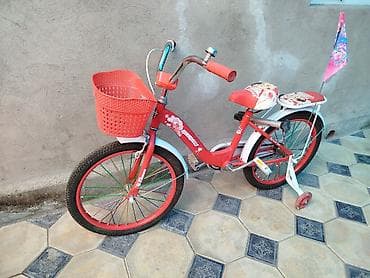 велосипеды для двойни: Детский велосипед, 2-колесный, 6 - 9 лет, Для девочки, Б/у — 1