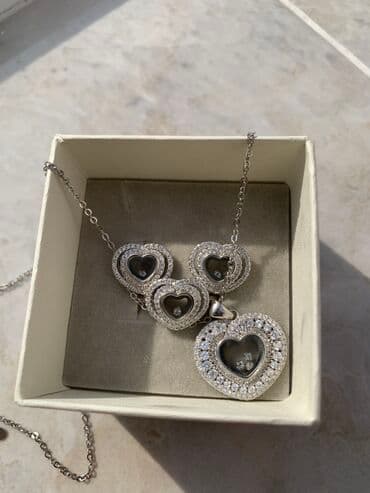 свадебные наборы ручной: Набор украшений, Проба 925, Женские, Новый — 1