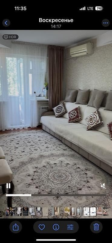flat rent: 3 комнаты, 56 м², 104 серия, 5 этаж, Евроремонт — 5