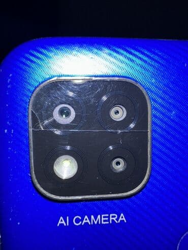 cf карта: Redmi, Redmi 9C, Б/у, 64 ГБ, цвет - Голубой, 2 SIM — 3