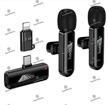 blu: Беспроводной петличный микрофон HOCO L20A - HD-звук высокого качества — 1