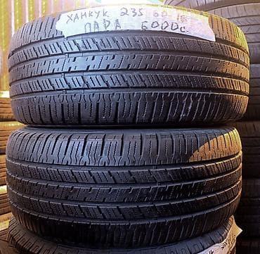 hankook: Шины 235 / 60 / R 16, Лето, Б/у, Пара, Легковые, Корея, Hankook — 1