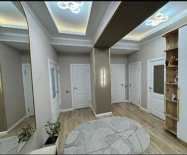 2 комнаты, 66 м², Кок-Жар мкр Элитка, 6 этаж, Дизайнерский ремонт