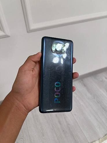 Мобильные телефоны и аксессуары: Poco X3 NFC, Б/у, 128 ГБ, цвет - Черный, 2 SIM — 2