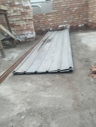 Профнастил: Профнастил металлический, оцинкованный. 4/5 метр ширина 1,10 см 5 — 1