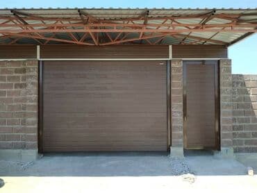 металлические ворота: Секционные ворота Алюминиевые — 5