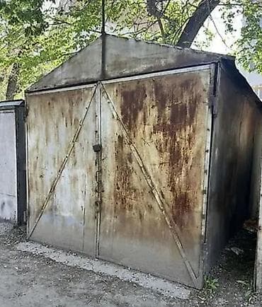 Металлический гараж-ракушка/бокс - Материал: сталь, каркас с