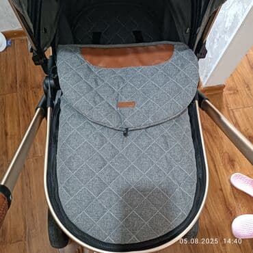 коляска детская цена бишкек: Коляска, цвет - Серебристый, Б/у — 2
